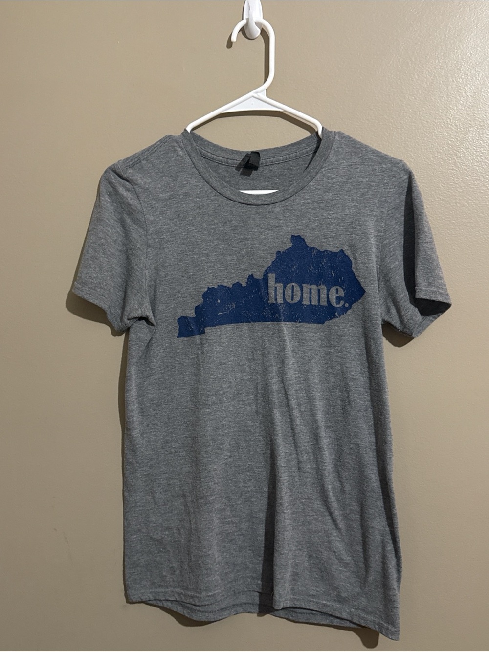 Gray Short Sleeve 'Home' State Graphic Tee